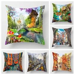 Home living room decoration cushion covers short plush throw pillow cover45*45 pillowcase 40x40cm 50x50 45x45
