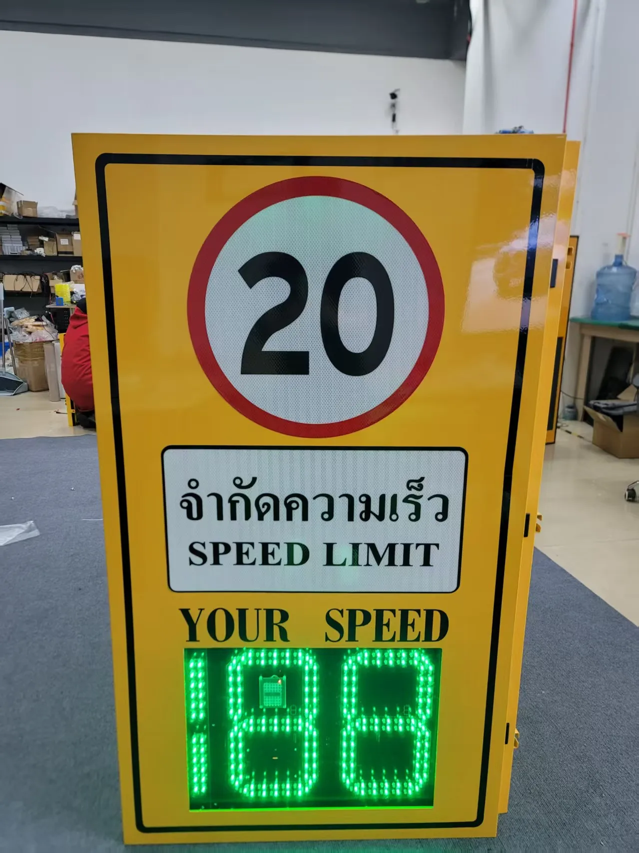 Reflective Traffic Signs LED Outdoor Third Grade Reflective Film UV Printed