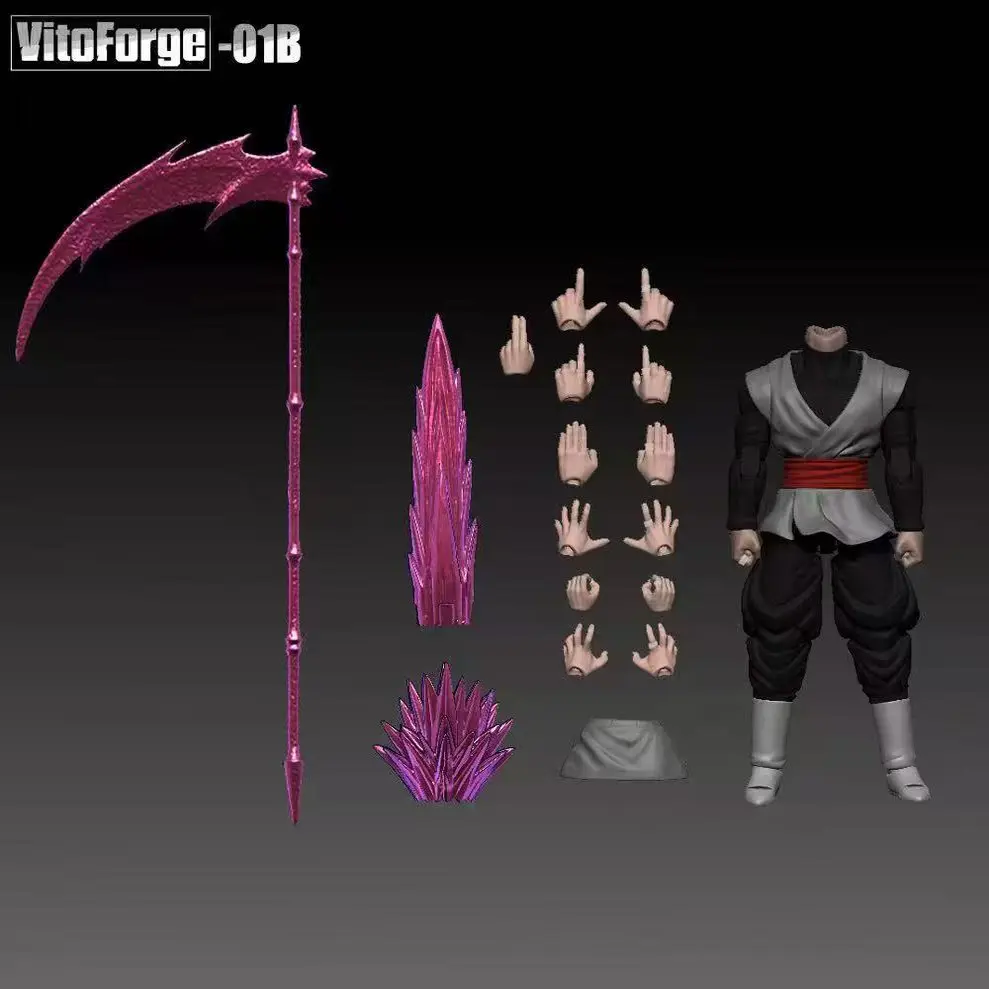 ดราก้อนบอล วิโตฟอร์จ แบล็ค โกคู อาจารย์แห่งดาบมรณะ ฟิกเกอร์ขยับได้ ขนาด 1/12 พร้อมโปรโมชั่นเปิดจองล่วงหน้า