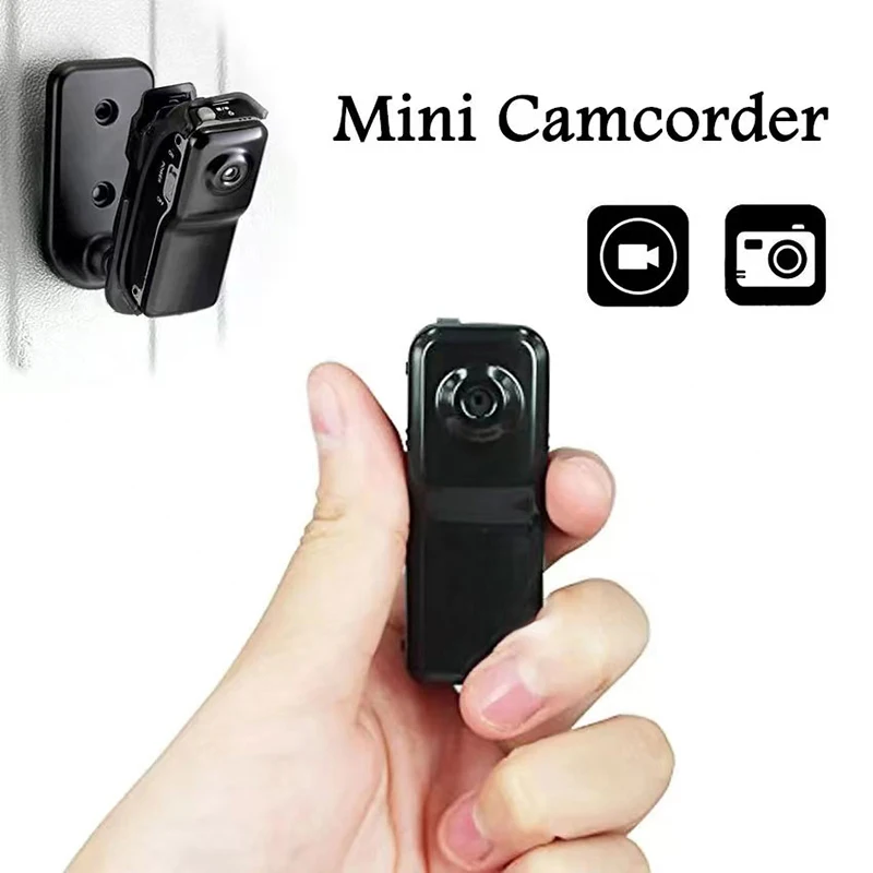 HD Mini DV Camera Body Camcorder Mount Portable Video Record Nanny Security Cam Small Sports Car DVR Webcam For Home and Office