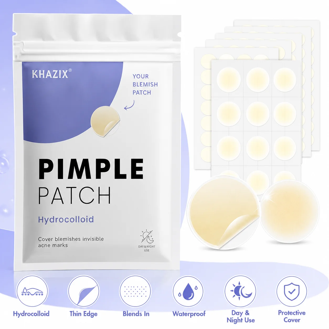 372PCS Plester Jerawat Hidroko - Hydrocolloid Acne Patch ulasan dan harga