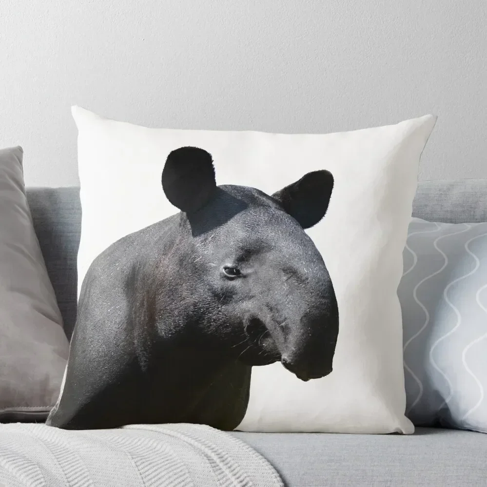 

The Most Handsome Tapir in the World Throw Pillow Couch Cushions Pillowcases For Pillows pillow