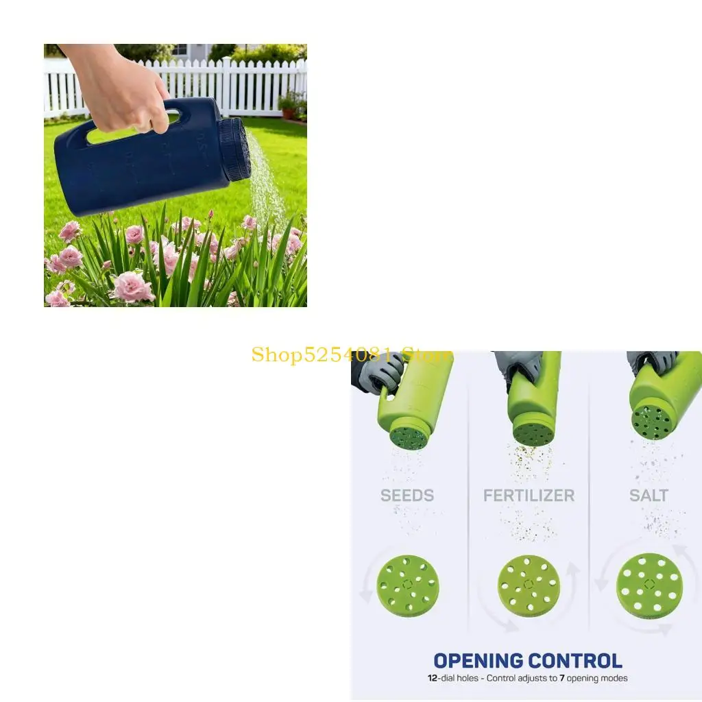 AXYC 2L Manual Spreaders With Thick Plastic Construction For Effortlessly Application In Various Outdoor Setting