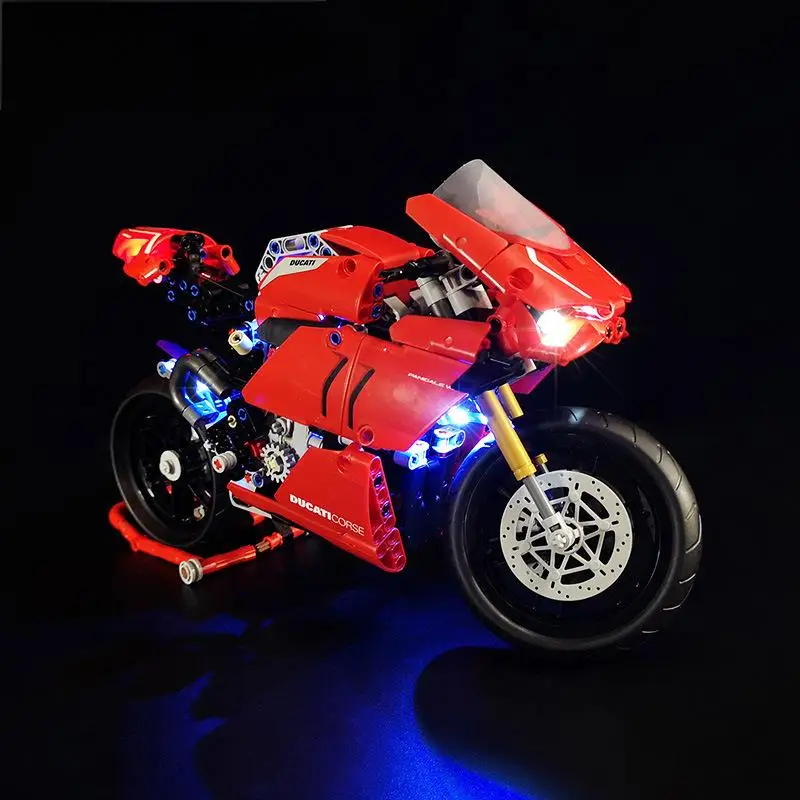 

Комплект светодиодного освещения LYBMTWF, совместимый с моделью Ducati Lego 42107 (не включает модели кирпичей)