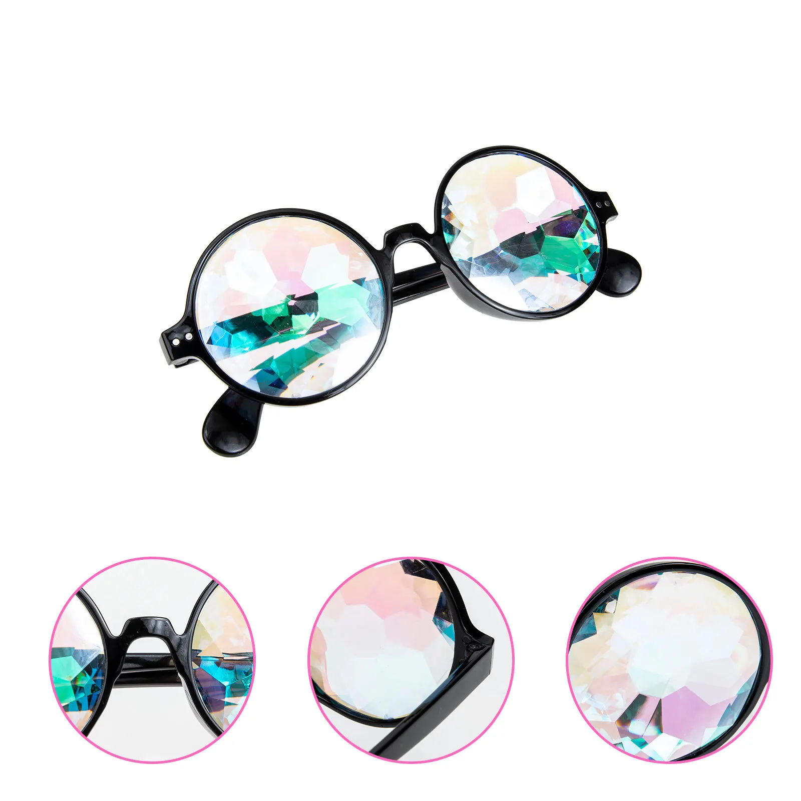 

Glasses Festival Mosaic Design Party Lightweight Adult Photo Prop Fun Party Glasses Photo Prop