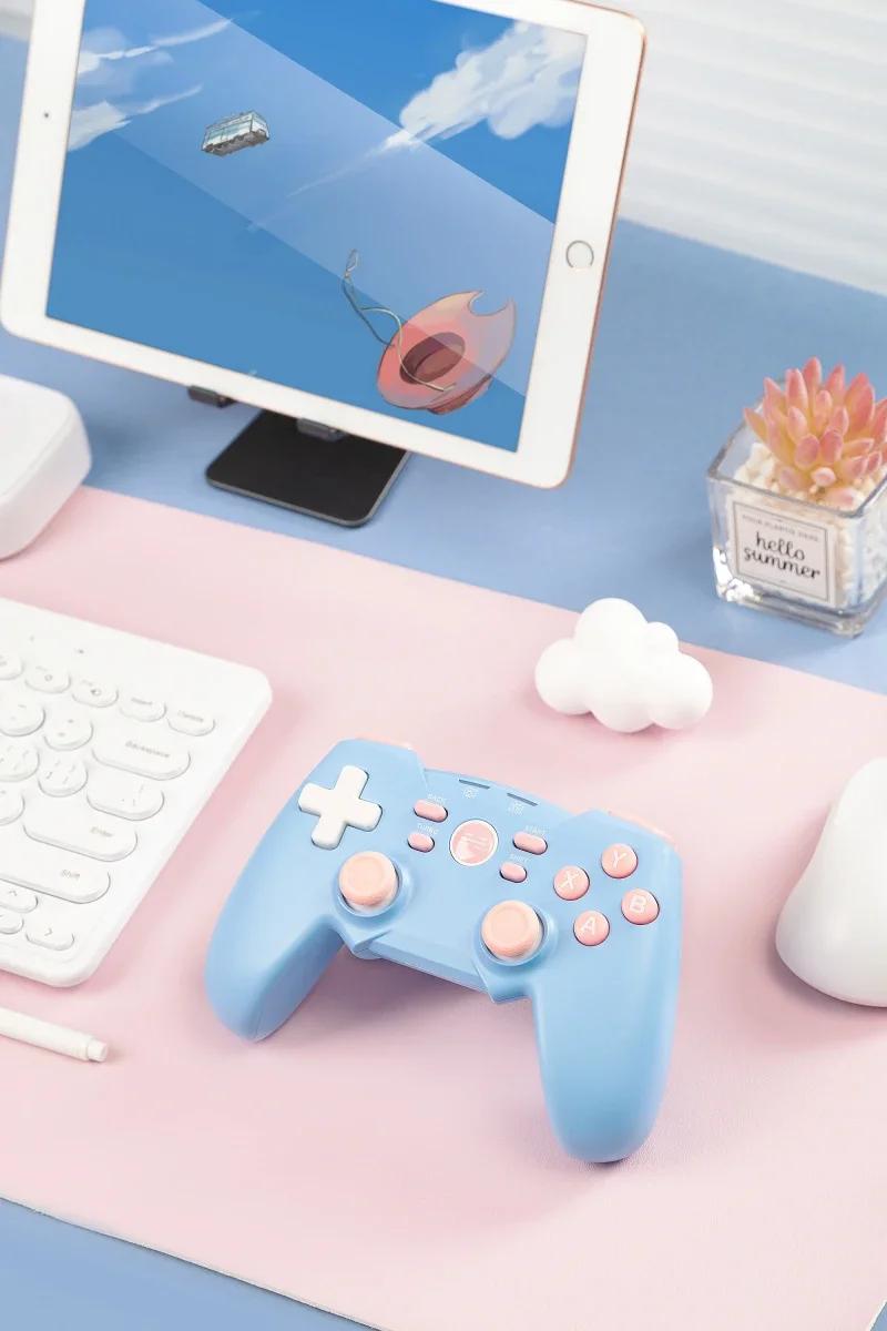 Beitong Bat 4 Dopamine Edition Gamepad 2.4G Wireless Ice Cream Color Vibration Mechanical Game Handle Controller for Steam Xbox