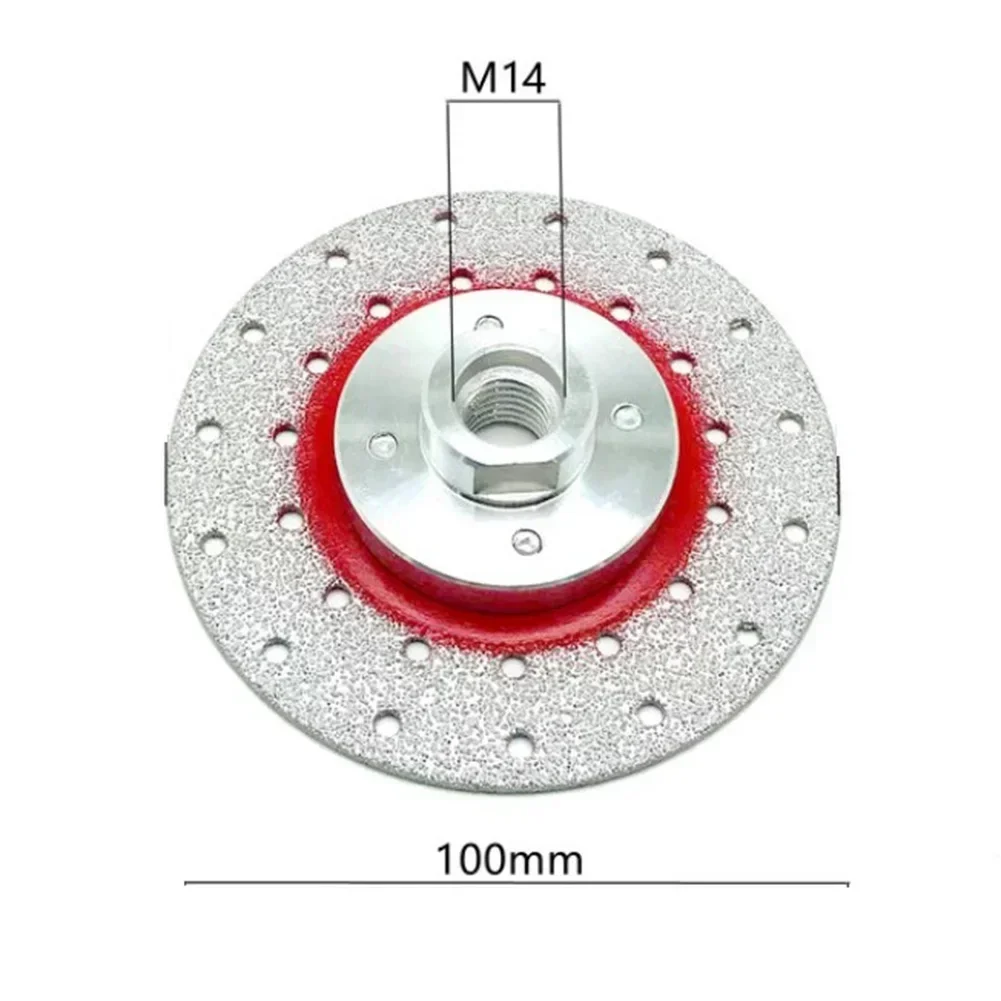 

Diamond Cutting Disc Marble Quartz Stone Wear-resistant 100/115/125mm 1PC 40/50 Brazed Diamond Coated High Quality