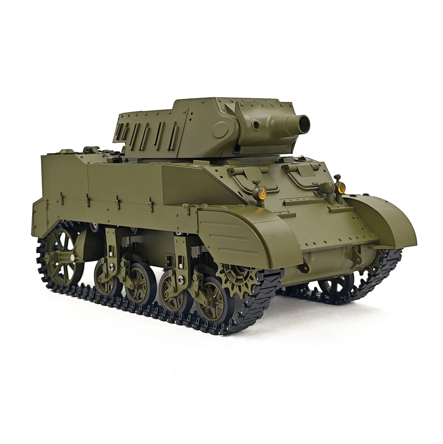 1/16 Mini CoolBank RC Panzer M8 HMC Scott MK III Funksteuerung Kampfpanzer Simulation Rauch Sound Lichter RTR Kampfradio Panzer