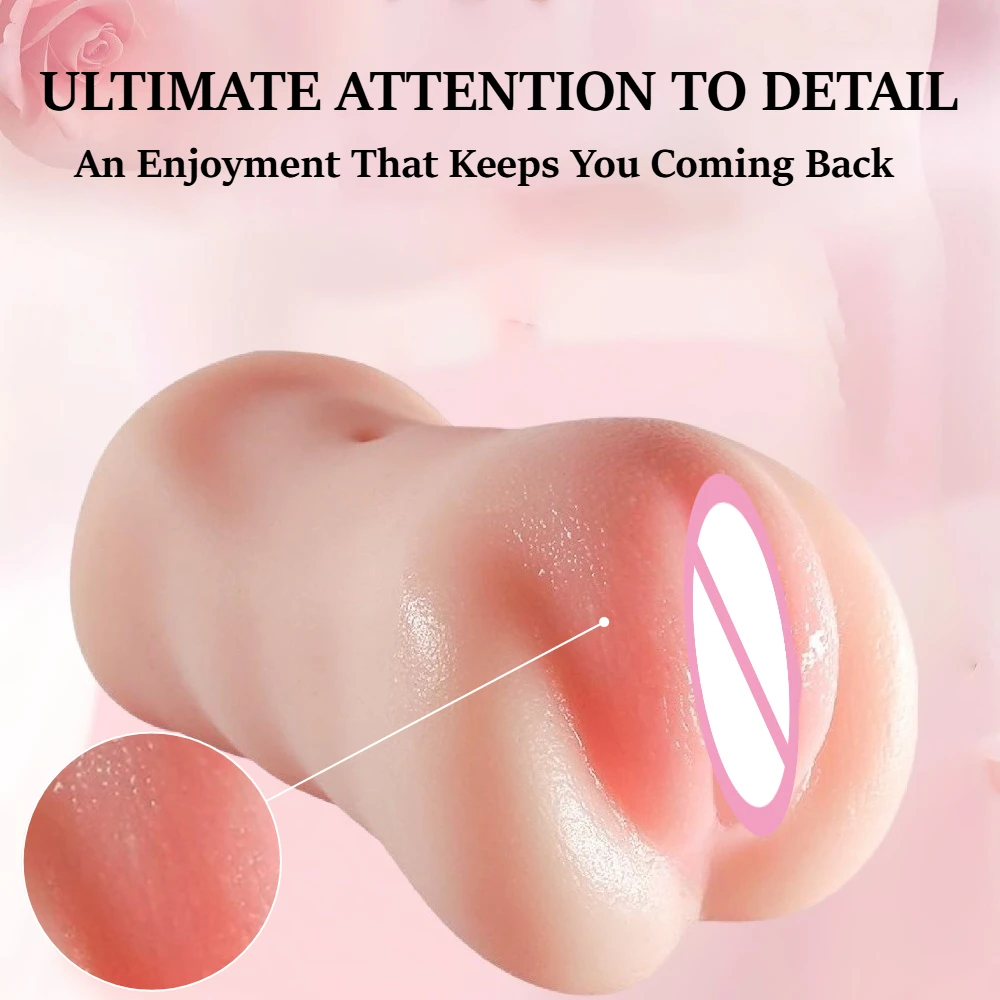 Portable Masturbation Cup 3D Artificial Vagina Pussy Male Masturbator Silicone Pocket Pussy Male Stroker Adult Sex Toys for Men view 3