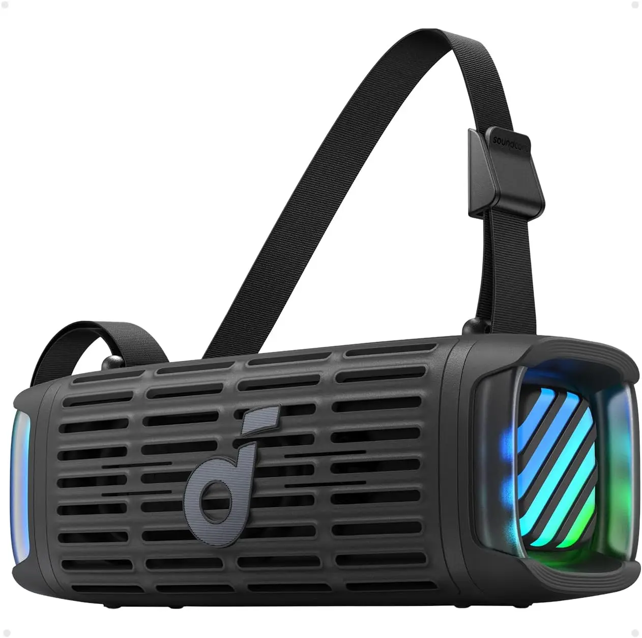 Soundcore Boom 3i von Anker, kompakter Outdoor-Lautsprecher, IP68 wasserdicht, schwimmende Wiedergabe, salzwasserbeständig, BassUp 2.0, tragbarer 50-W-Lautsprecher, Bluetooth 5.3, 16H, TWS,