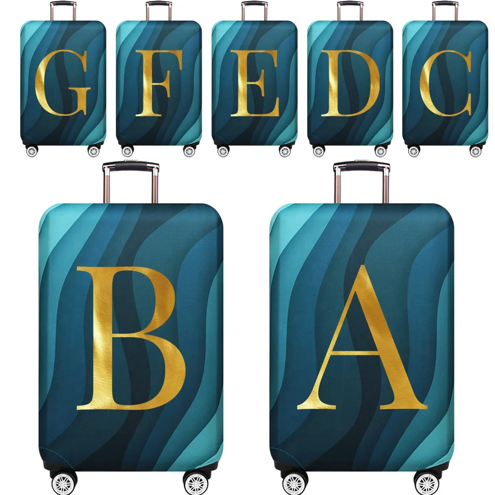 

Чехол для дорожного багажа, эластичный чехол для чемодана с надписями, подходит для чемоданов 18-32 дюймов, пылезащитный чехол, аксессуары для путешествий