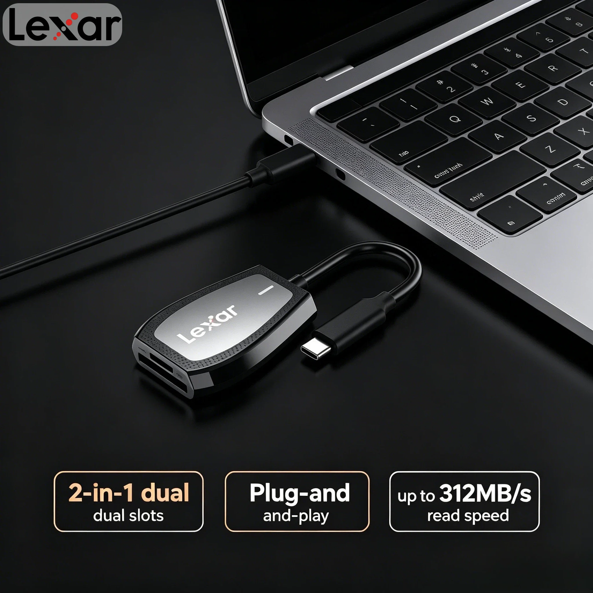 lexar-professional-usb-32-type-c-card-reader-dual-slot-supports-sd-microsd-uhs-ii-312mb-s-read-for-pc-laptop-desktop-v30-pro