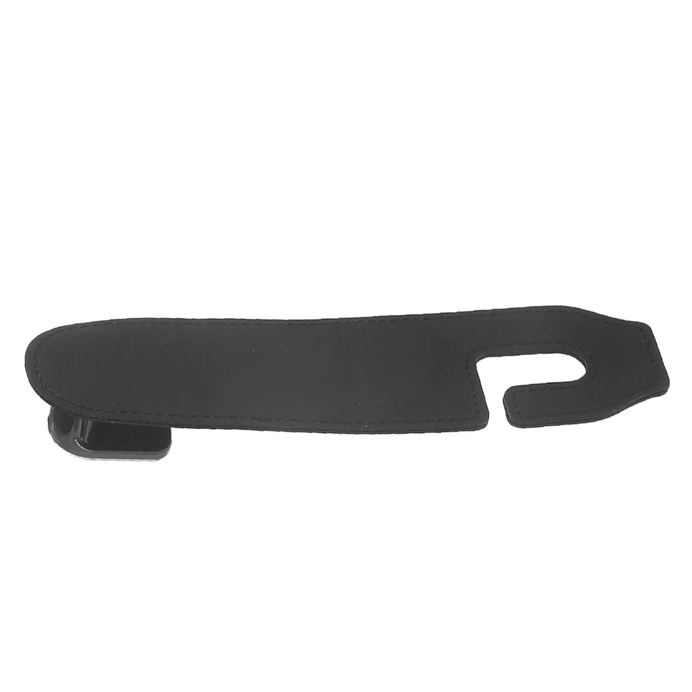 

1pcs Seat Headrest Hooks Pu Black Bag Holder For Car Purse Hanger Backseat Organizer Storage Grocery Bags Car Interior