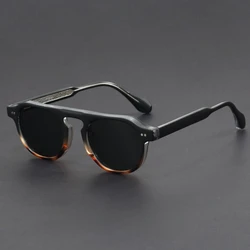 Brand Genuine Vintage Glasses for Men Fashionable Tortoiseshell Acetate High Quality shades Glasses for Women