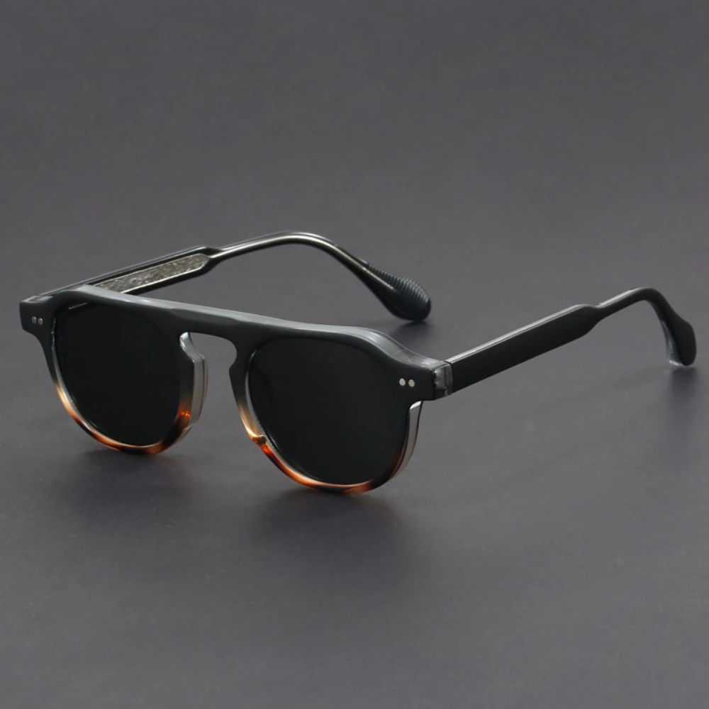 Marka oryginalne okulary w stylu vintage dla mężczyzn modne okulary z octanu z osłoną черепахи wysokiej jakości odcienie okulary dla kobiet
