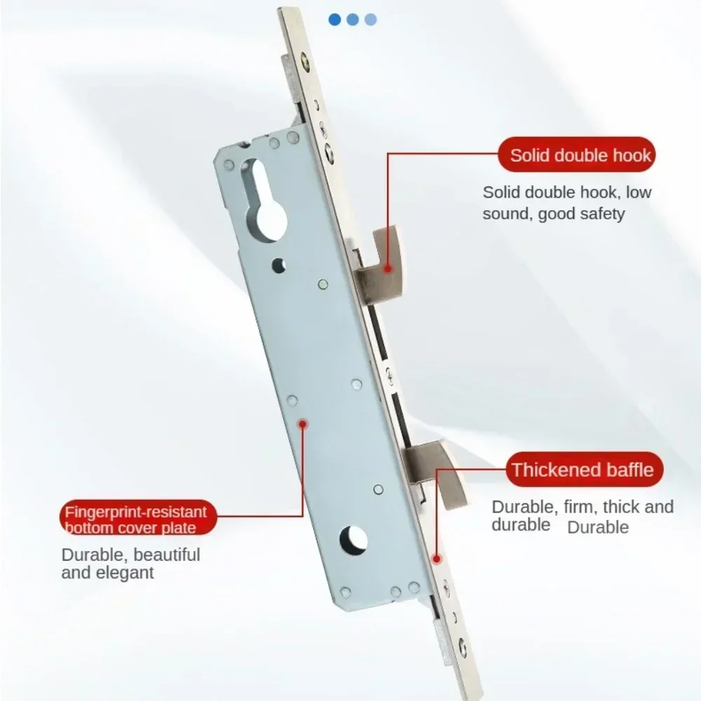 8525mm Series sliding door lock body, double hook lock for indoor lock parts accessories