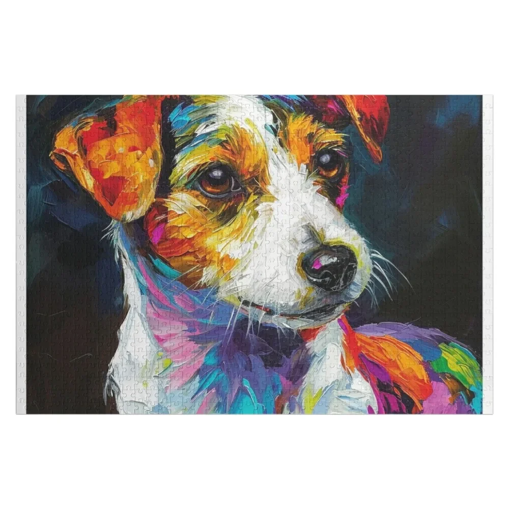 The Watchful Jack Russell Terrier Jigsaw Puzzle Personalized Wooden Name Personalized Gifts Novel Toys For Children 2022 Puzzle