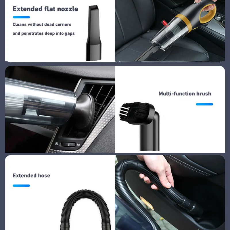 Xiaomi Wireless Vacuum Cleaner Rechargeable Portable Car and Home Dual-purpose Vacuum Cleaner Handheld Cleaning Appliance