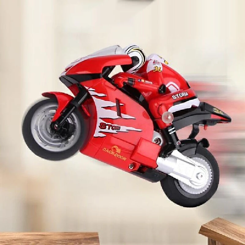 Rc Motorcycle Electronic Remote Control Racing Car High Speed Electric Off-Road Car Rechargeable 2.4ghz Stunt Motorbike For Boys