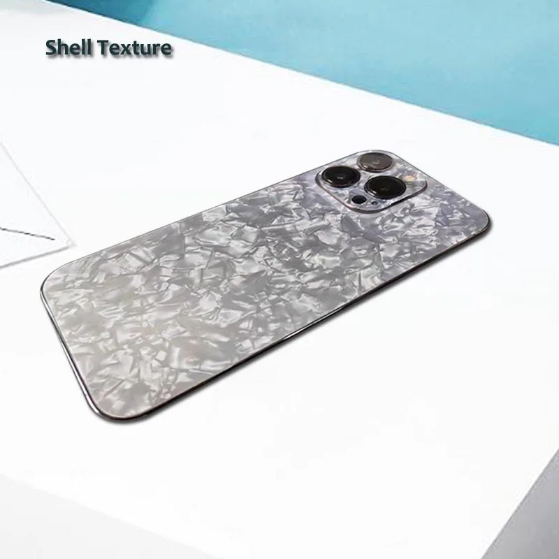 VORMIR 50pcs CellPhone Skin Sticker Shell Texture Design Back Films for Hydrogel Movies Cutting Machine