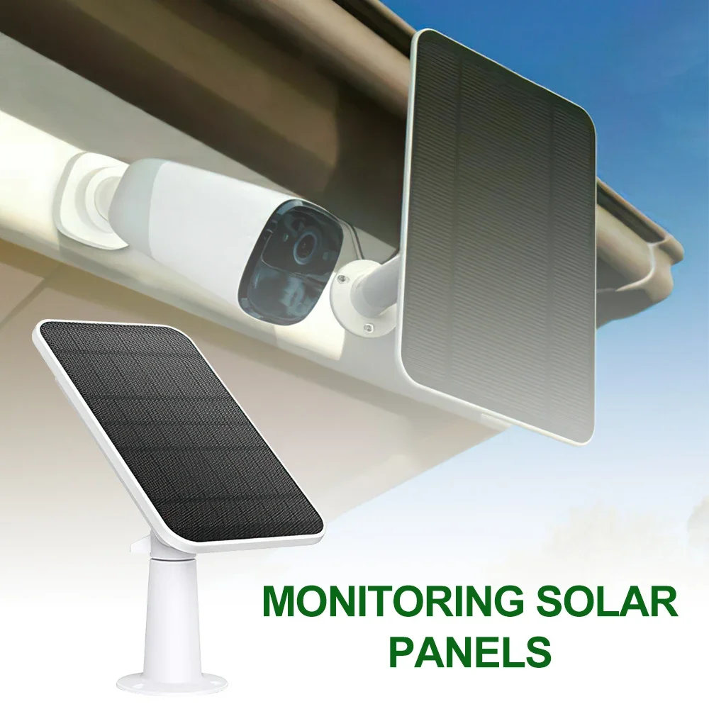 Painéis Solares para Eufy Eufycam, Montagem em Parede com Cabo de Alimentação 9.8ft, 4W, 2 Pro, 2C, 2C Pro, E