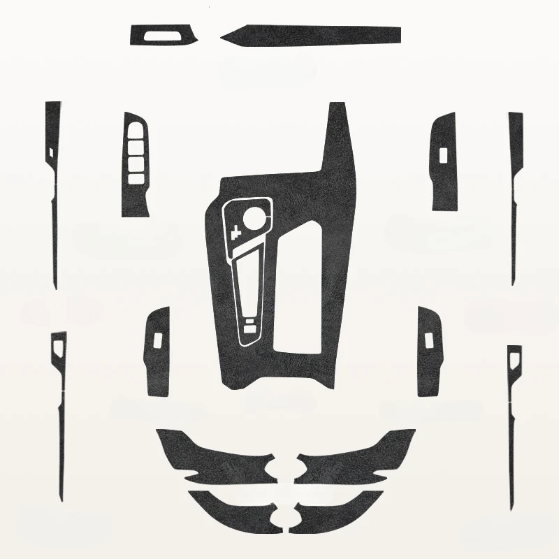

Complete set of suede protective film stickers for the For Geely PREFACE Xingrui Central control panel door decorative strip