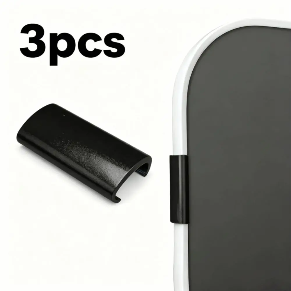 3Pcs Weighted Blocks Pickleball Paddle Edge Protector Decorative Colorful Shock Absorption Edge Protector Clips 16mm Fit