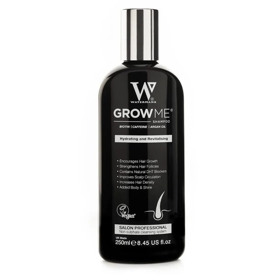 

Watermans Grow Me® Hair Growth Shampoo DHT Blocking for Hair loss in Women & Men. 8.45 fl. oz