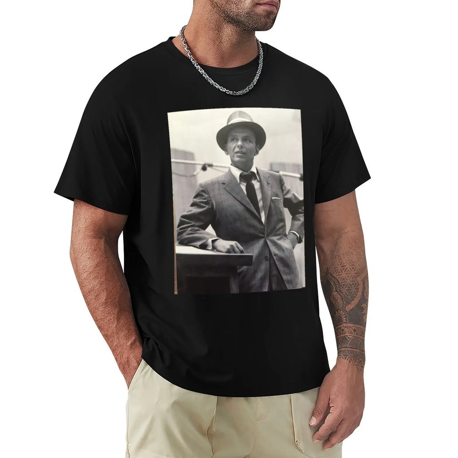 frank sinatra art T-Shirt Breathable Mesh Panel T-Shirt