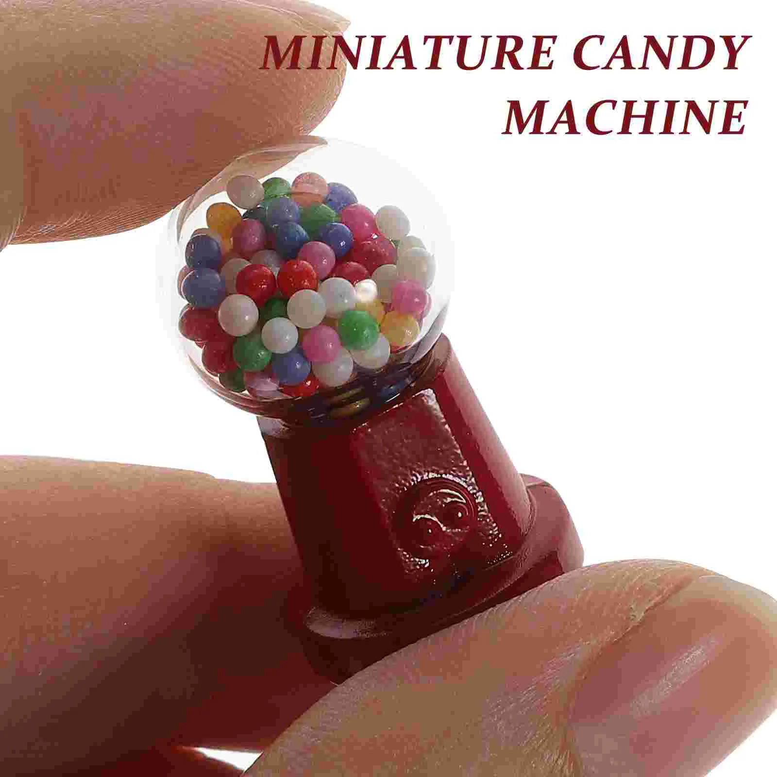 Mini Candy Machine House Accessories Catchers Prop Small Dispenser Alloy Plastic Furniture Tiny Model