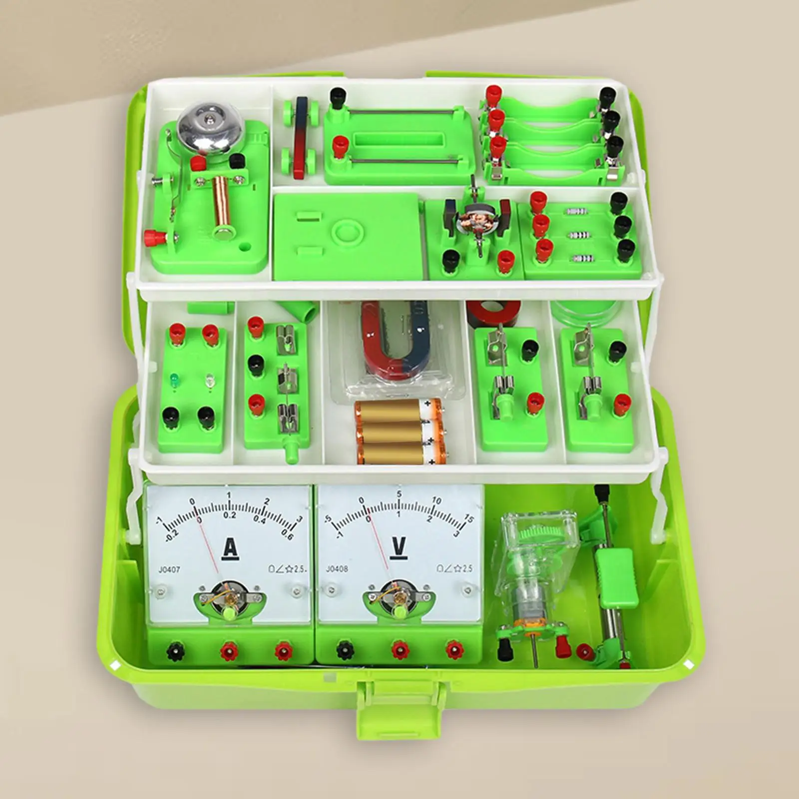 Kit di apprendimento del laboratorio di scienze della fisica giocattolo di scoperta dell'elettricità per bambini anziani bambini