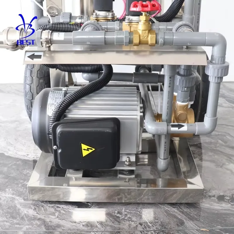 Wholesale Outdoor Pure Water Desalination RO System Mobile Water Treatment Pump 500LPH Capacity Stainless Steel