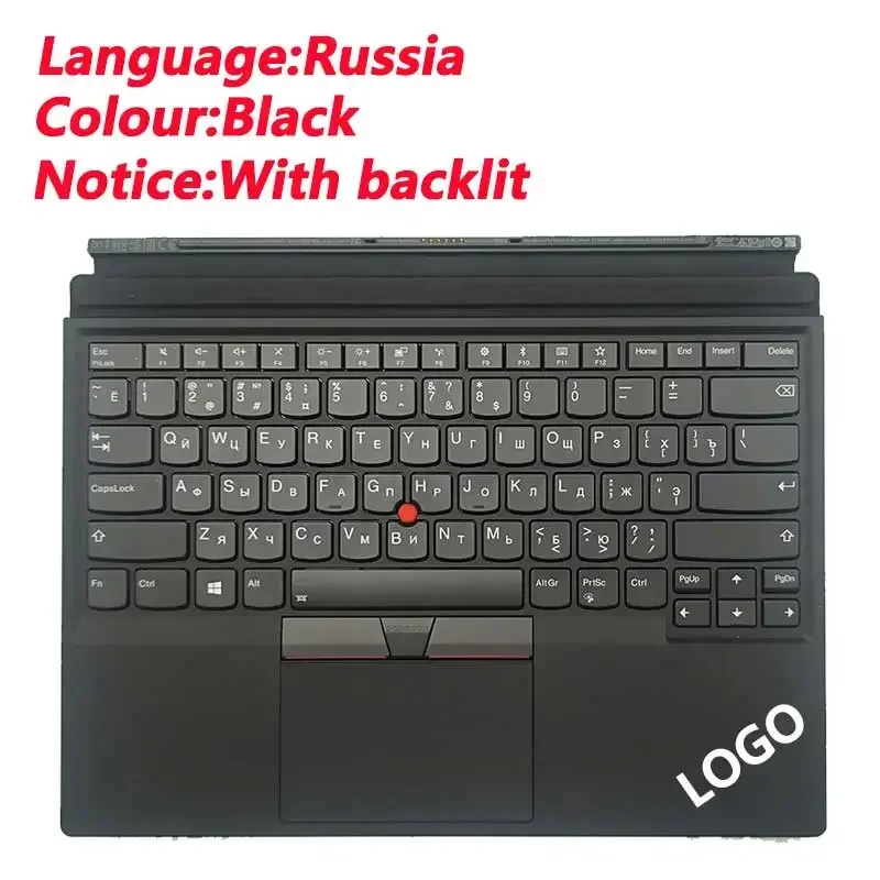 New For Lenovo Laptop ThinkPad X1 Tablet 3rd Gen3  Palmrest with RU/FR/JP/TW Backlit Keyboard