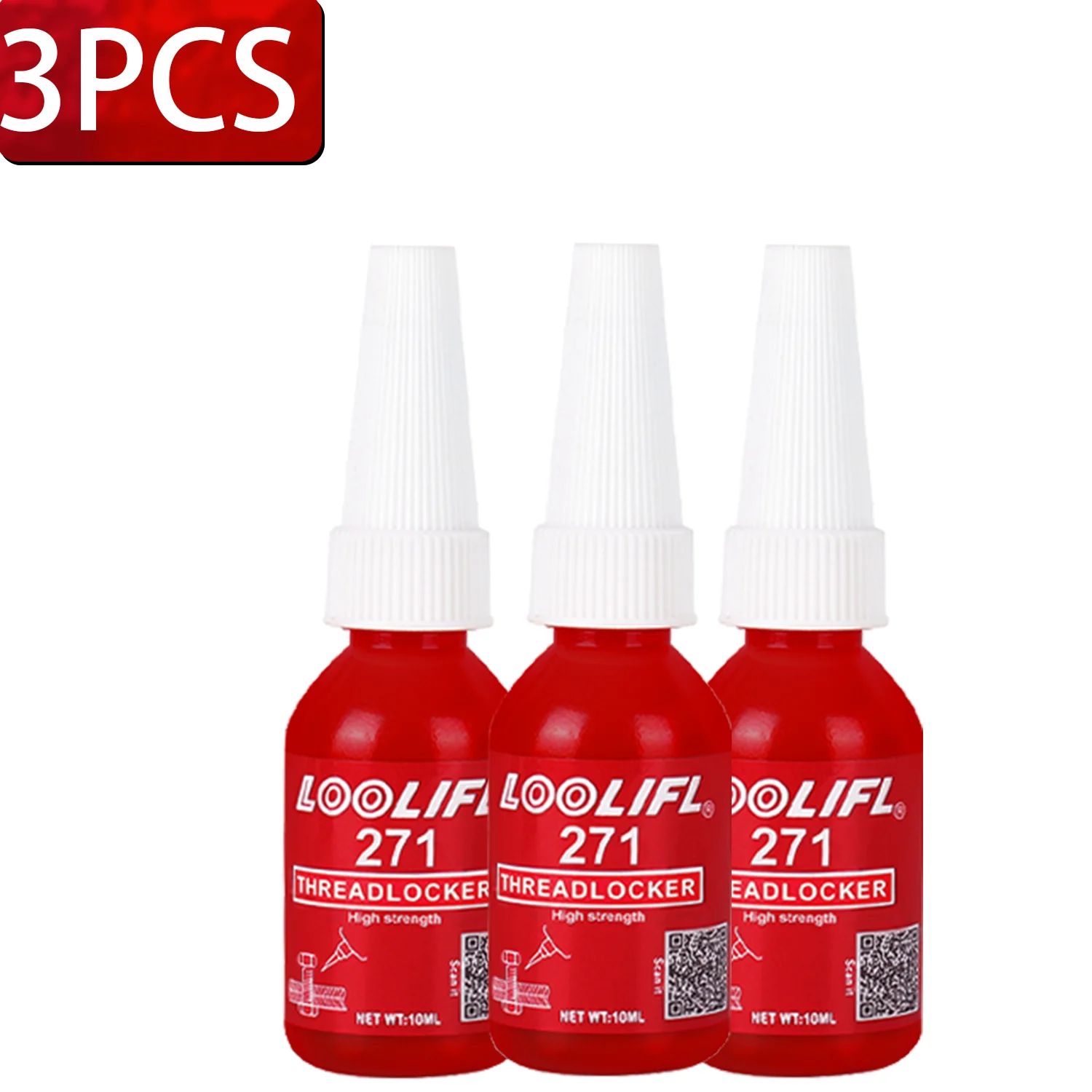 243 271 50ml Threadlocker Anaerobe lijmen Anti-losse schroeflijmen Bevestiging Snel uithardend draadborgmiddel Afdichtmiddel voor schroeven