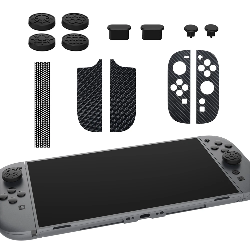 Game Console Protection Kit for for for Switch 2 Console Accessoris Set Dust Plug Dust Filter Mesh Left Right Handle Stickers