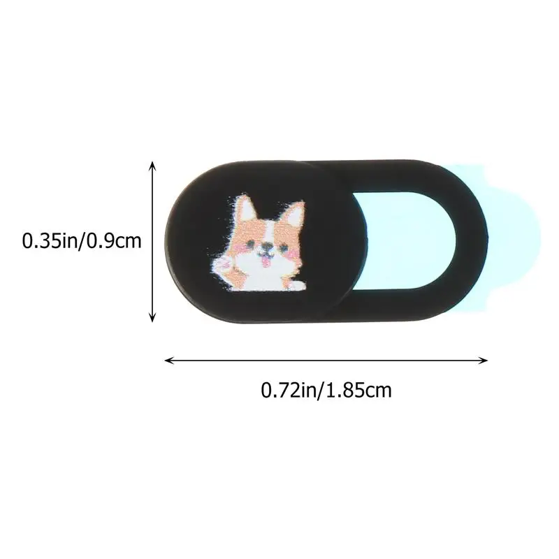 3PCS Sliding Webcam Cover Cute Cat Pattern Laptop Cover Slider Antispy Privacy Cover Tablet Lenses Privacy Sticker