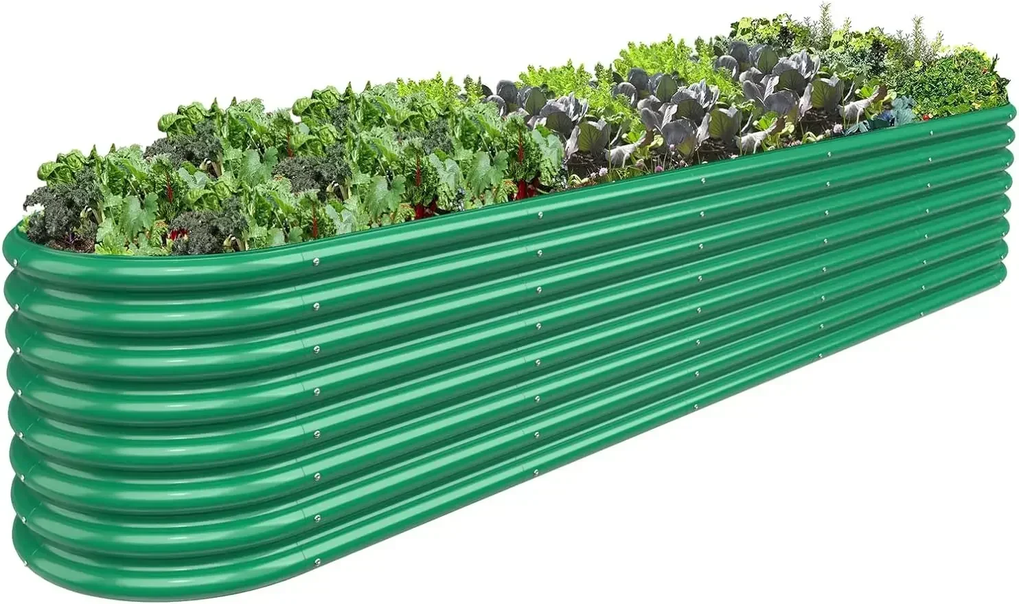 

FRIZIONE 12FT(L)×2FT(W)×2FT(H) Raised Garden Bed Outdoor, 12 in 1 Adjustable Raised Garden Beds for Flower