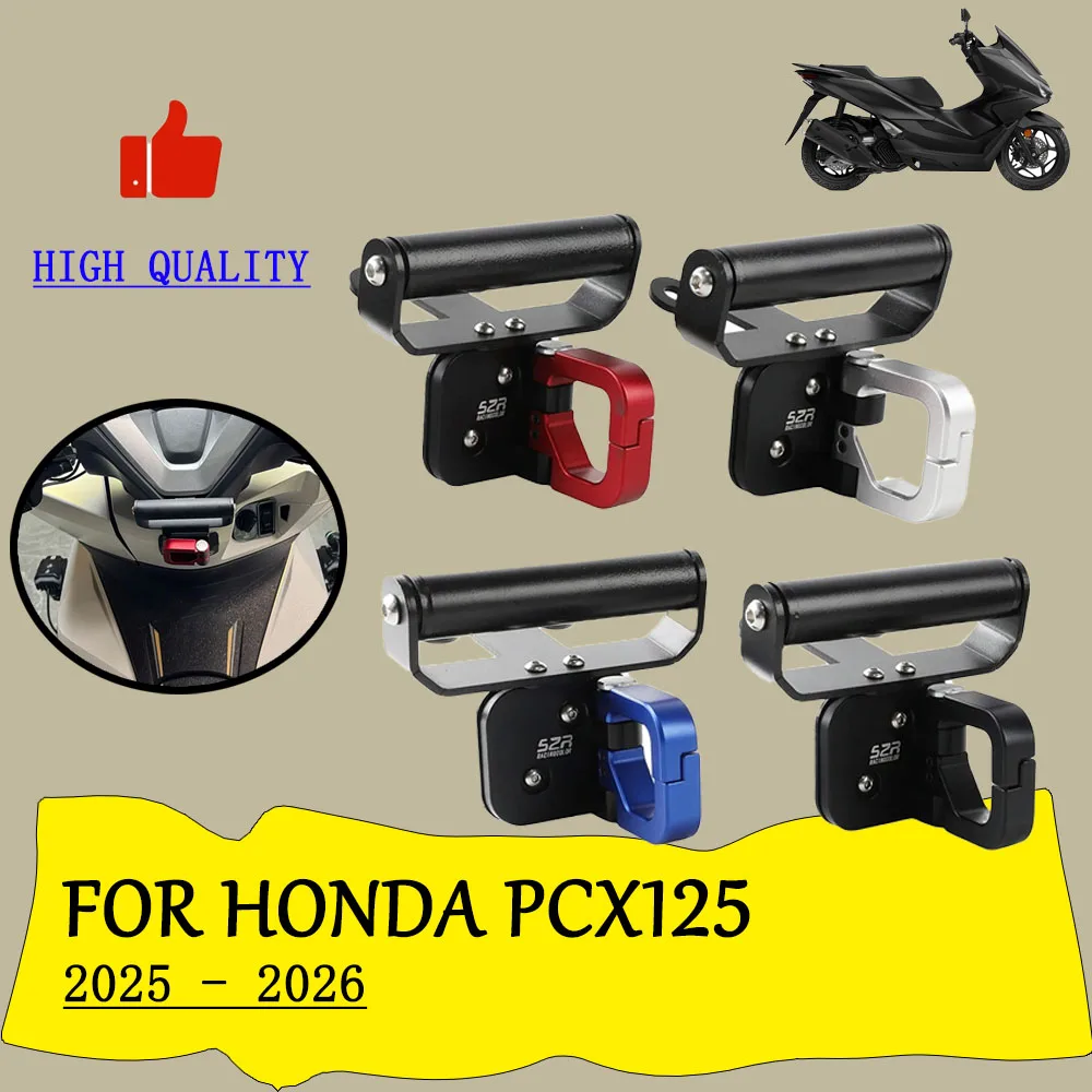 

Motorcycle Accessories GPS Navigation Bracket Helmet Hook Luggage Storage Bag Hanger Holder 2025 2026 For Honda PCX125 PCX 125