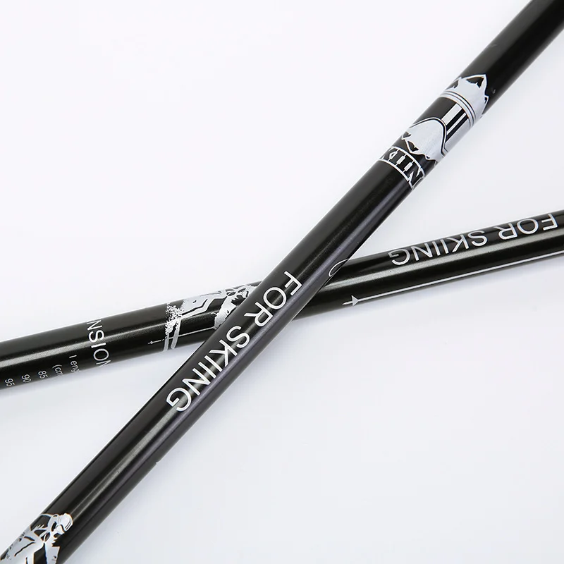 이중 플레이트 접이식 조절 다기능 알루미늄 합금 지팡이 성인 어린이 공용 장비 전문 스키 폴