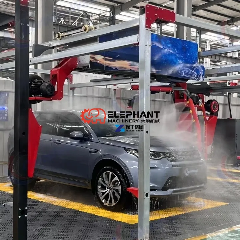 Contactless Fully Automatic Computer Car Washing Machine Intelligent Lifting Saving Time and Water with High Efficiency
