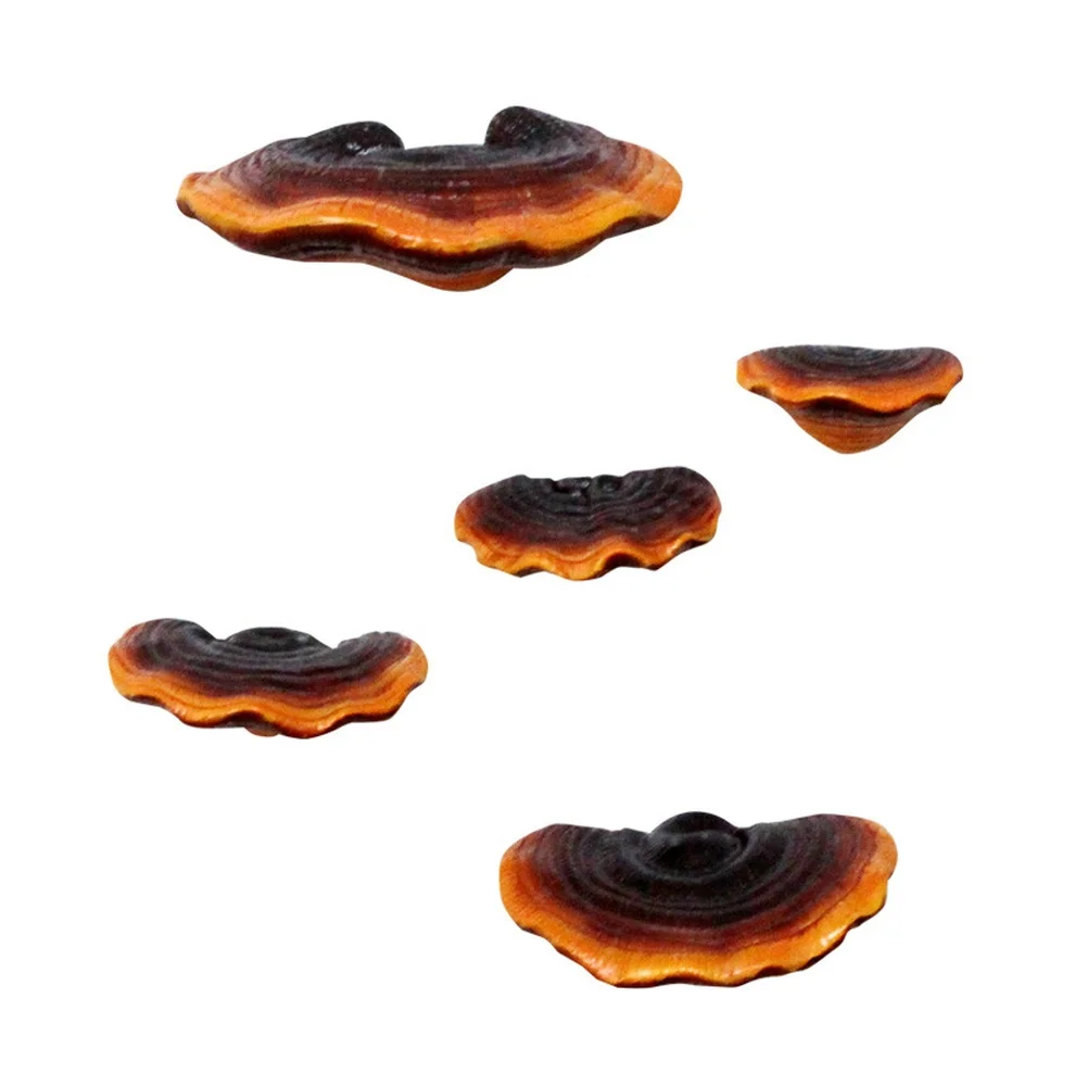 Artificial Lingzhi Mushroom Ganoderma Statues For Outdoor Garden Yard Decor Outdoor Garden Decor, Spring Theme Supplies