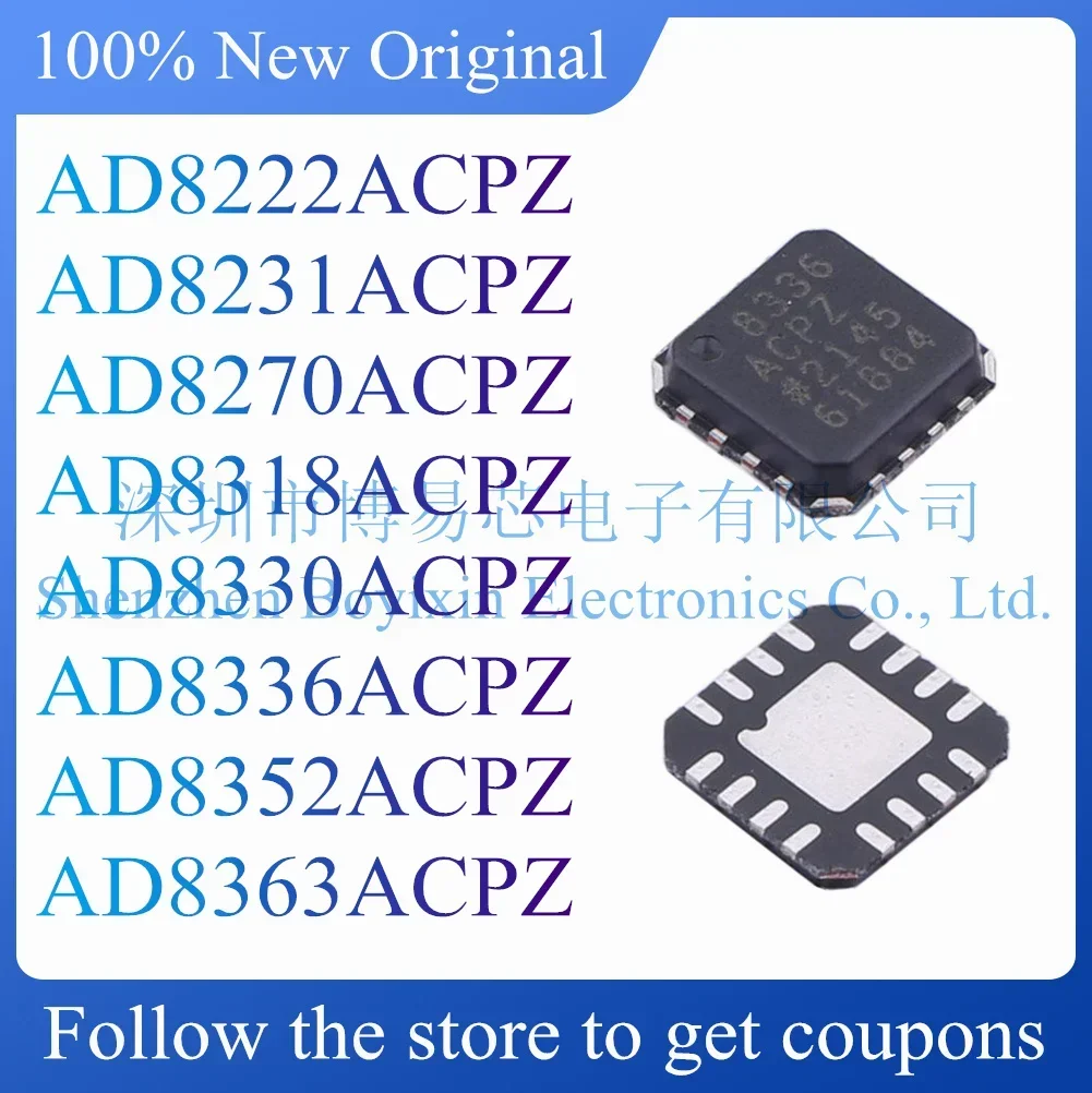 

NEW AD8222ACPZ AD8231ACPZ AD8270ACPZ AD8318ACPZ AD8330ACPZ AD8336ACPZ AD8352ACPZ AD8363ACPZ.