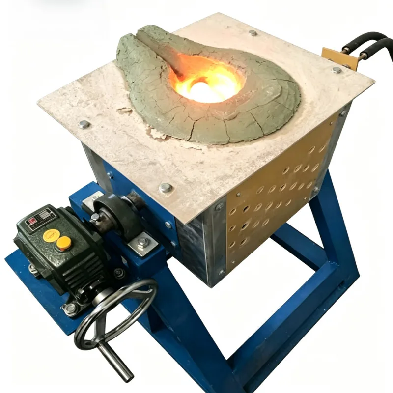 

Industrial Gold Induction Metal Melting Energy Saving High Temperature Electric Furnace Digital Control Motor Pump For