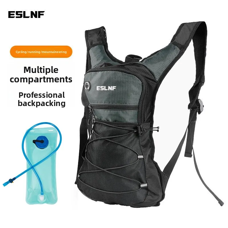 Mochila Deportiva ESLNF para Ciclismo, Senderismo y Montañismo, Impermeable, con Bolsa de Agua, Gran Capacidad de 16L, para Ciclismo de Carretera