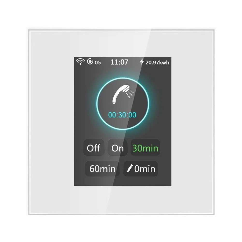 As Picture WiFi Water Heater Controller Remote Water Heater Management Remote Water Heater Timer Touch Sensitive Panel