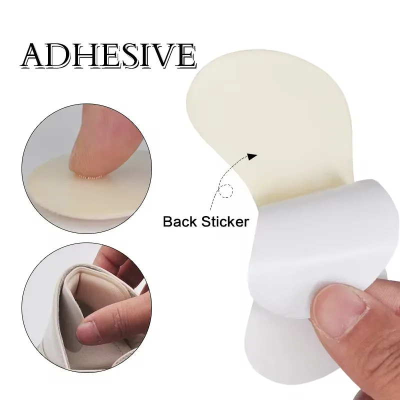 2pcs Thickening Sponge Heel Pads for Sandals High Heel Shoes Adjustable Antiwear Insoles Feet Inserts Insole Heels Pad Protector