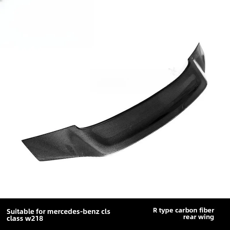 메르세데스-벤츠 CLS-클래스 W218에 적합한 R 카본 파이버 테일 카 개조용 후방 스포일러 (펀칭 없이)
