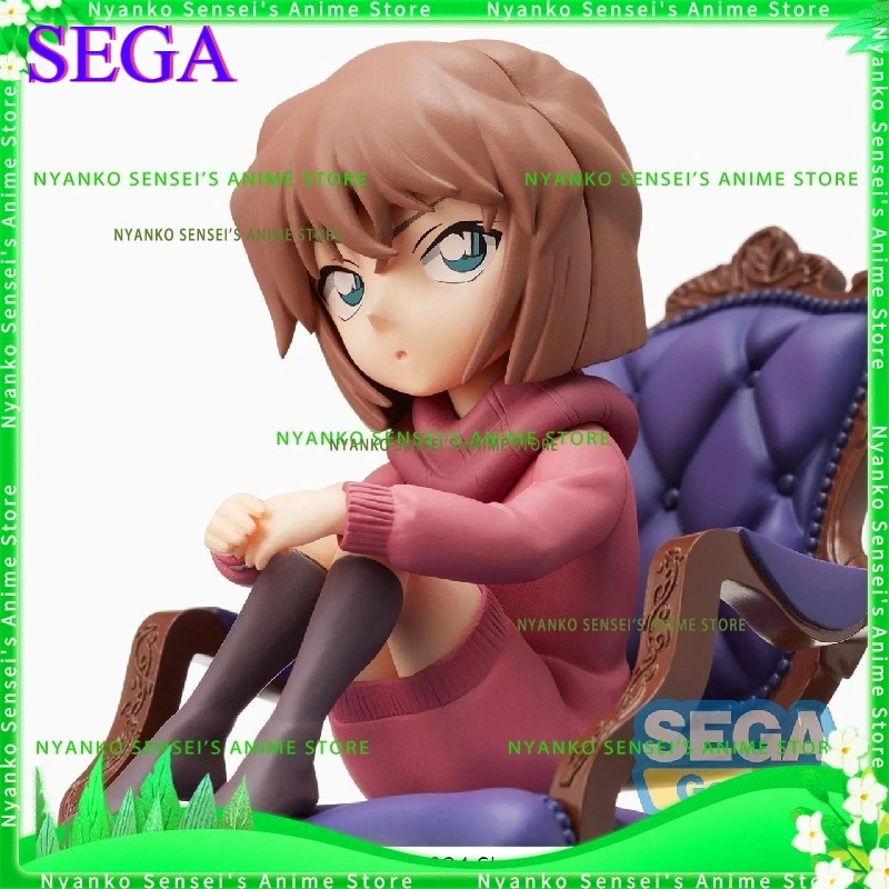 

В наличии SEGA Detective Conan Anita Hailey Vi Graythorn 12 см Chair Ver. Пейзажная фигурка аниме модели игрушечная кукла Коллекционная