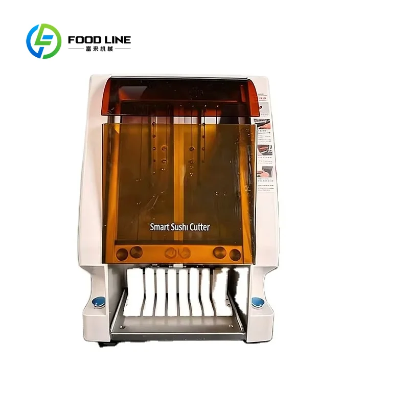 Automatic Sushi Roll Cutter Machine 720pcs/h High Efficiency Maki Slicer for Commercial Restaurant and Takeaway Chains