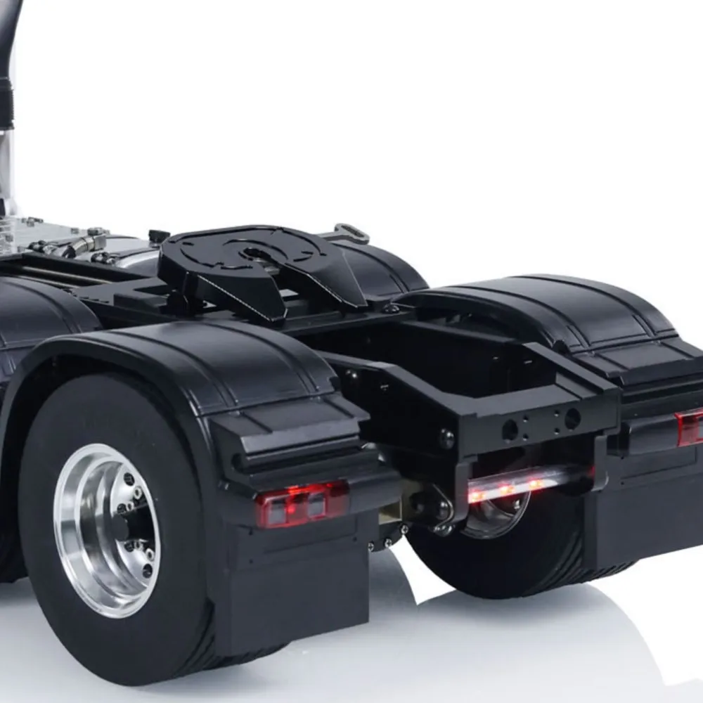 

1/14 LESU 6x6 металлическое шасси RC тягач автомобиль с дистанционным управлением DIY окрашенный готовый свет звук дым моторная игрушка для мальчика